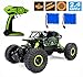 2.4Ghz 1/18 RC Rock Crawler Vehicle Car 4 WD High Speed Remote Control Monster Off Road Truck RTR (Green)
