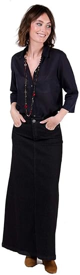 amazon ladies denim skirts