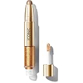 ICONIC LONDON Glaze Crayon | Dual Ended Eyeshadow Stick for Sparkling, Wet-Look Glazed Effect, Cruelty Free, Vegan Makeup