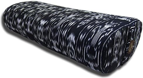 Yoga Bolster Pillow Supportive Meditation Firm Foam Lightweight Rectangular Wedge Form for Body, Back, Lumbar, Knees, Pregnancy, Floor by Nevayah - 26" x 11" x 6"
