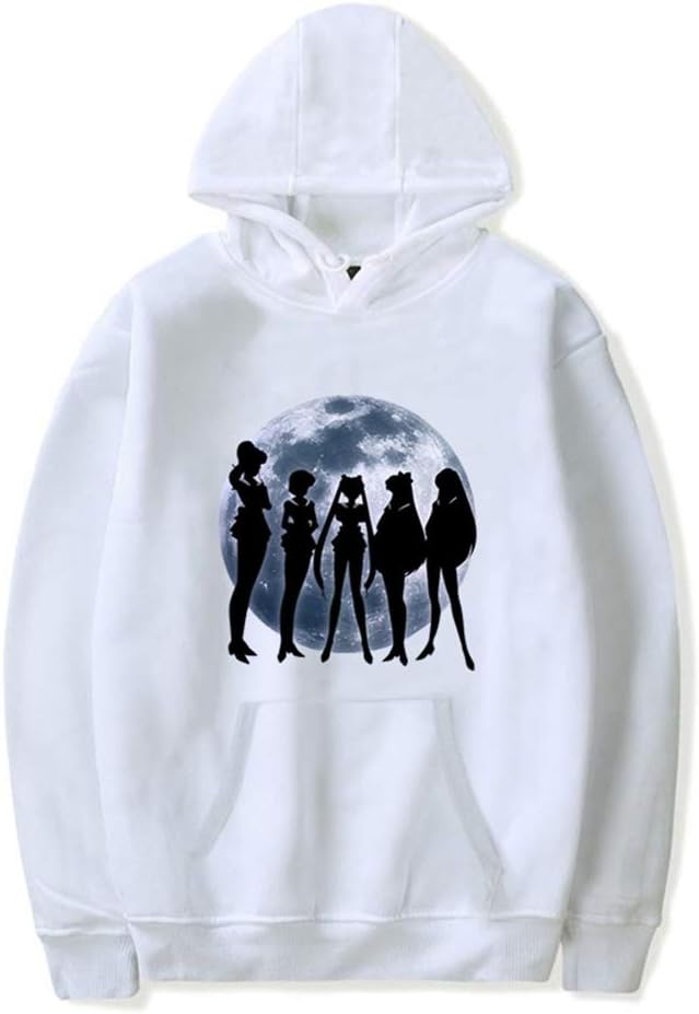 Sailor Moon Hoodies, Unisex Sweatshirts, Japanese Anime Sportswear for Fans