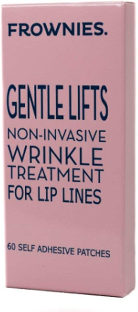 Frownies Gentle Lifts 60 reusable self-adhesive patches. Wrinkle treatment to reduce lip lines, Anti Ageing