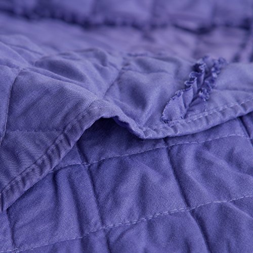 Quilt Set Solid Violet Full/Queen(86\