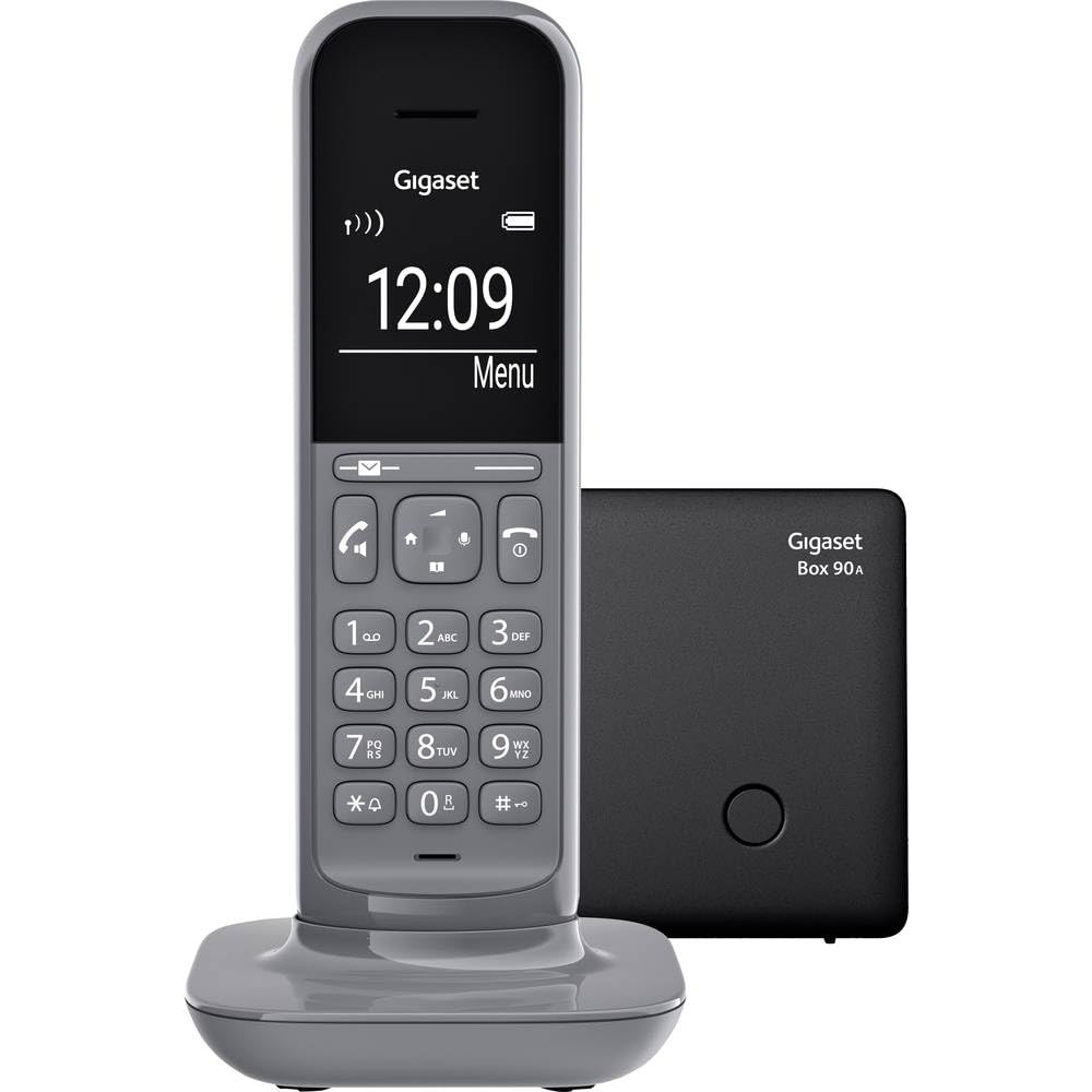 Gigaset CL390 - Schnurloses Design DECT-Telefon - Freisprechfunktion- 2 Akustik-Profile, Grafik Display, leichte Bedienung mit intuitiver Menüführung, inkl Basisstation Box 90, grau [Deutsche Version] 4