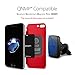 Spigen Thin Fit 360 Designed for Apple iPhone 7 Plus Case (2016) 2 Tempered Glass Screen Protectors Included - Red