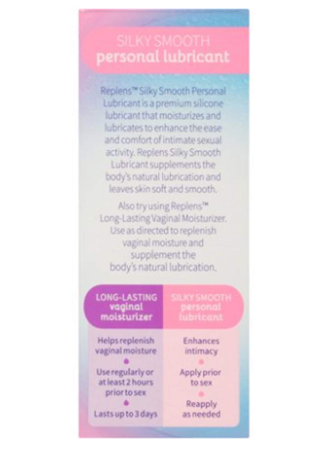 Replens Silky Smooth Personal Lubricant 2 7 Fl Oz 76 | Desertcart Brunei