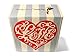 House Industries Love Heart: Red Blocks - Made in USA