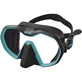 Seac Icona Diving Mask - Black/Tiffany