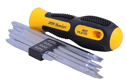 Jon Bhandari Tools 5pc Precision Screwdriver Set Multi-Purpose 10 in 1