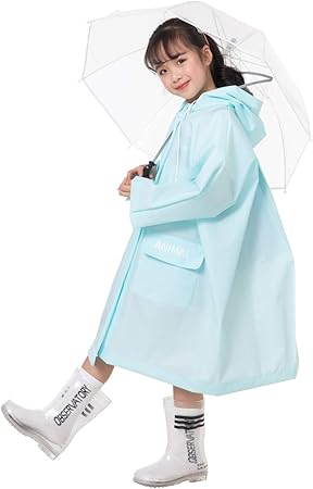 Amazon Co Jp Tongmo 在庫処分 レインコート キッズ 女の子 男の子レインウェア 雨具 カッパ 100cm 110cm 1cm 130cm 140cm リュック ランドセル対応 おしゃれ 可愛い 通園や通学 ブルー S 95 110cm スポーツ アウトドア