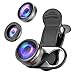 Camera Lens Kit, Stoon 180° Fisheye Lens & 15X Macro Lens & 0.65X Super Wide Angle Lens Clip-on Cell Phone Lens for iPhone Xs Max, Xs, X, 8, 8 Plus,7, 7 Plus,6, 6 Plus, Samsung Note 9/8, S9 Plus, etc.