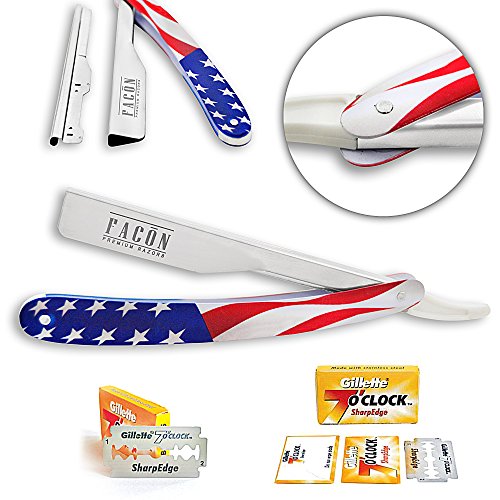 Professional Barber Straight Razor – Cut Throat Shavette With Wood Handle | Stainless 8 thumbnail image