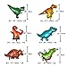 WAREHOUSEDEALS Set Dinosaurs Balloons + Candles + Toppers Cupcake Decorative Party Set 28pcs