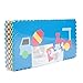 Tadpoles Soft EVA Foam 16pc Playmat Set, Transport, Multi/Primary, 50