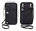 OmStore Travel Passport Holder - One of the Safest and Secure RFID Neck Pouch - Ultra-Durable - Water and Dust Resistant Technology for Men & Women