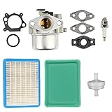 Harbot 799866 Carburetor with Air Filter Spark Plug for Briggs& Stratton 794304 796707 790845 799871 Carb Craftsman Toro John Deere Lawn Mower