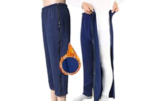 DEEYOTA Zipper Patient Clothing for Disabled Elderly Post-Operative Care and Hospitalized Patients