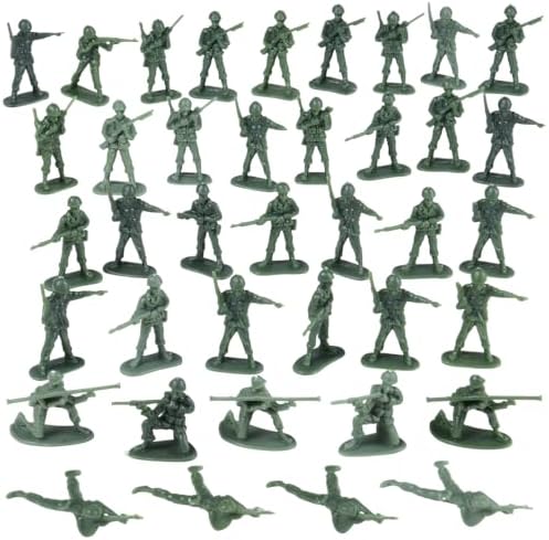 Toy Green Army Men Soldiers Set, Classic Military