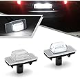 2Pcs LED License Plate Lights Number Lamp for Maz'da Miata MX-5 1999-2005/Protege 99-03/Protege5 02-03 Powered by High Power SMD Xenon White LED Error Free