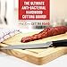 Chef Remi Cutting Board - Lifetime Replacement Warranty - Best Rated Hardwood Chopping Block - Large 16x10 Inch Kitchen Tool - Stronger Than Plastic W
