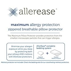 Aller-Ease Maximum Allergy Pillow Protector, 2