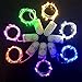 20 LED Copper Wire Starry String Lights, 7.2 Feet, 6 Pack (Blue)