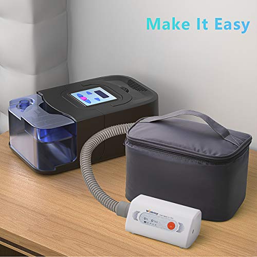 Webetop 2020 Upgraded CPAP Cleaner and Sanitizer Bundle with Sanitizing Bag, Universal Heated Hose Adapter, Air Mini Adapter, Portable Travel Mini Cleaner for Mask Tube or Humidifier - Thumbnail 5