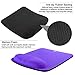 Nex Mouse Mat with Wrist Rest Pad Mouse Pad Keyboard Mouse Memory Foam Stress Disorder Pads Kit Wrist Rest Pad for Surfing and Gaming (Purple)