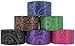 RAM-PRO Paisley Series Heavy-Duty Duct Tape | Assorted Colors Pack of 6 Rolls, 1.88-inch x 5 Yard – Colors Included: Black, Green, Purple, Blue, Brown & Pink.