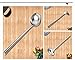 Tenta Kitchen Long Soup Ladle Professional Large Stainless Steel Serving Spoon Gravy Ladle For School Canteen,Hotel Kitchen,Restaurant (5