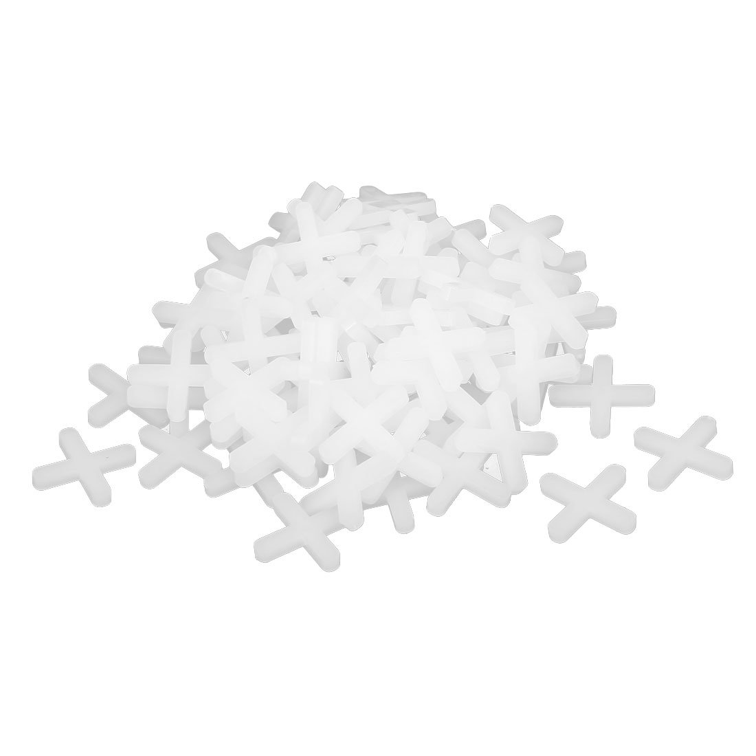 Sourcingmap Wall Floor Tile Plastic Cross Spacer 4mm White 100pcs