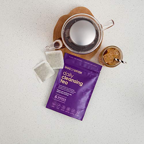 Doc of Detox 6Week Daily Detox Tea, Weight Loss Tea, Teatox Herbal Tea