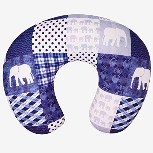 HNHUAMING Elephant Nursing Pillow Cover, Nursing Pillowcase for Newborn