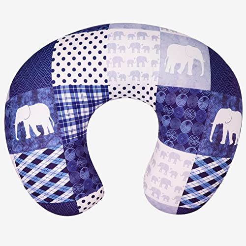 HNHUAMING Elephant Nursing Pillow Cover, Nursing Pillowcase for Newborn