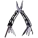 Multitools Folding Plier, Multipurpose Outdoor Survival Portable 13 In 1 Non Slip Pocket Multi Tool Set For Men With Pincers/Screwdriver Black