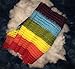 Newborn Baby Stretch Knit Wrap,Photography Photo Props Rainbow Tassel Blanket Include Headband