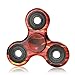 NOING Tri Fidget Hand Spinner Camouflage Multi-Color Double Side Printed, EDC Focus Toy For Kids & Adults (Fire)