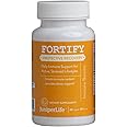 JuniperLIfe Fortify Immune Support Supplement - Best - Immune Booster with Transfer Factors, Vitamin D, Zinc, Reishi, Curcumin Tumeric, Bakers Yeast, Olive Leaf Extract. Feel Your Best Immune Support