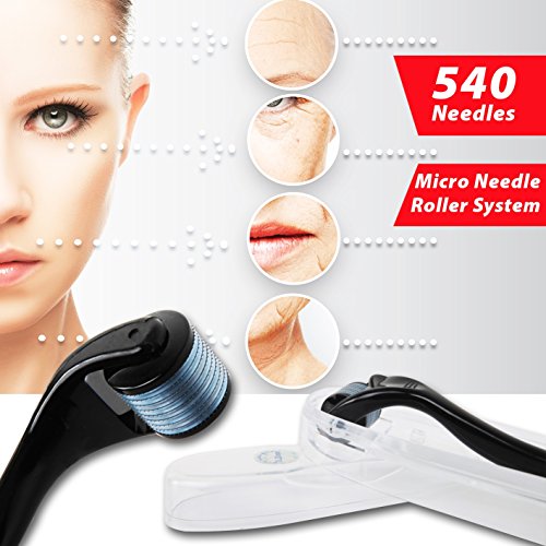 Derma roller skin care titanium, derma roller 540 micro…