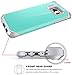 E LV Case for Galaxy S7 Edge Case (Shock Proof Defender) Slim Case Cover - Impact Resistant Armor Hybrid Protection for Samsung Galaxy S7 Edge - [Mint/Grey]