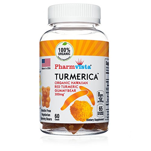 Turmerica - Organic Turmeric Gummies 300mg 60 Count Turmerica - Organic Turmeric Gummies 300mg 60 Count