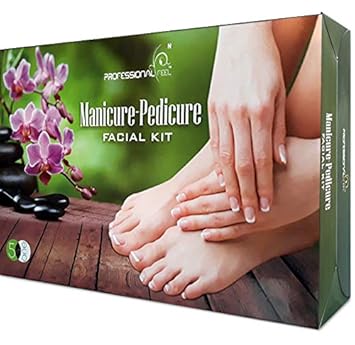 Professional Feel Manicure Pedicure Facial Kit Skin Whitening Facial For All Type Skin Solution 500 Gm Set Of 5 Amazon In Beauty