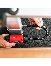 NoCry 10 N.m Destornillador eléctrico inalámbrico   con 30 puntas de tornillo, batería de iones de litio recargable de 7,2 V, 2 extensores de conductores y una luz LED integrada