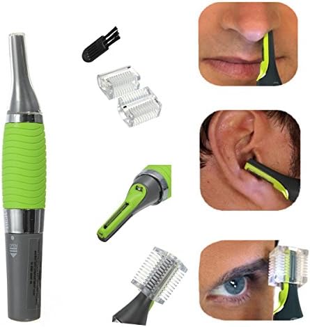 Personal Ear Nose Neck Hair Trimmer Clipper With LED Light