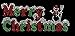 Merry Christmas with Snowman Rhinestone Iron on Transfer