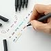 Ktdorns 0.38mm Fineliner Sketch Drawing Color Pens Set Porous-Point Fine Line Highliner Watercolor Markers for Coloring Book Bullet Journal Art Craft Projects Pack of 10 in Assorted Colors