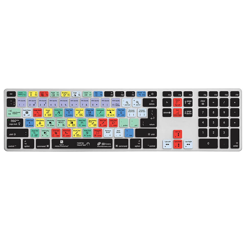 KB Covers Keyboard Cover for Apple Ultra-Thin with Num Pad - Photoshop (PS-AK-CC-2)