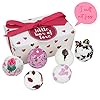 Bomb Cosmetics Little Box of Love Ballotin Bath Melt Wrapped Gift Pack, Contains, 6 x 30g