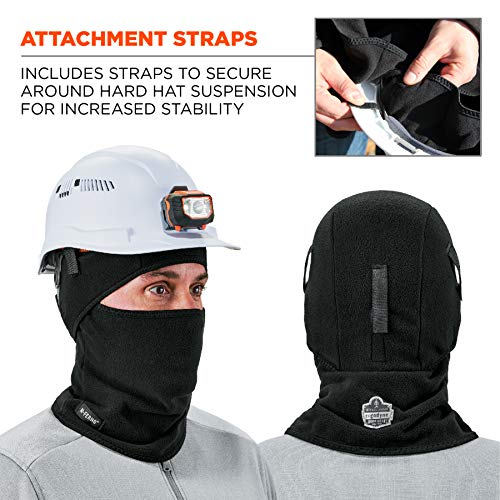 Balaclava, Detachable Top and Bottom, Straps To Attach To Hard Hat