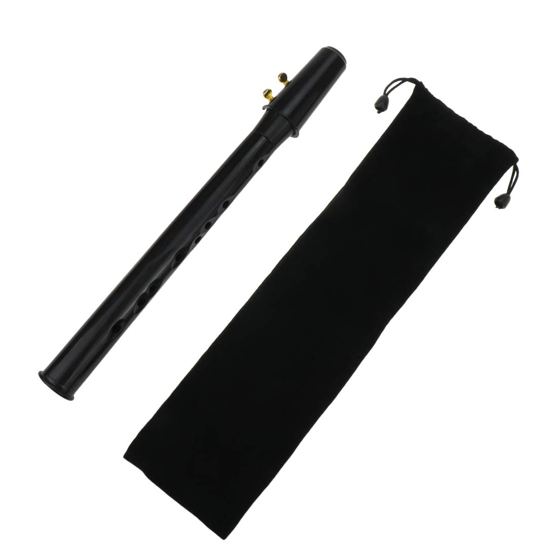 FarBoat Pocket Saxophone Kit Mini Sax Portable Woodwind Instrument with Mouthpiece Ligature 1 Reeds Carrying Bag